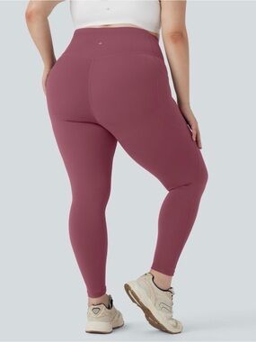 HALARA Ultra Sculpt 7/8 Pocket Leggings — Dusty Rose 3X